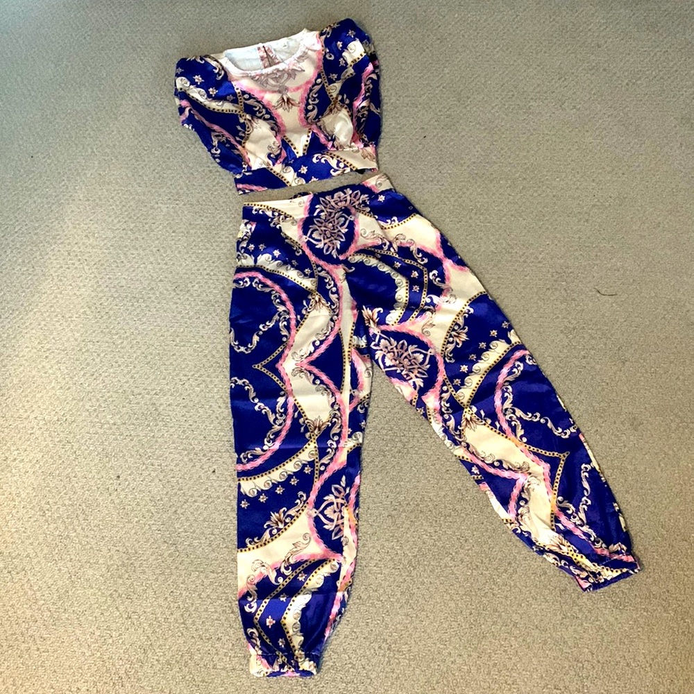 Versace ESQUE Chain Print Outfit Size S